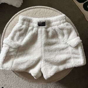 Oh Polly White Teddy Bear Shorts